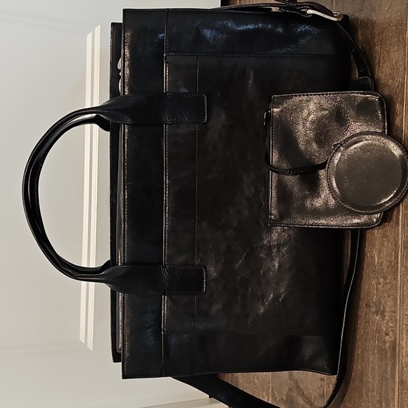 Wilsons Soft Leather Pelle Studio Black Purse, Laptop Bag, Handbag - Picture 7 of 11